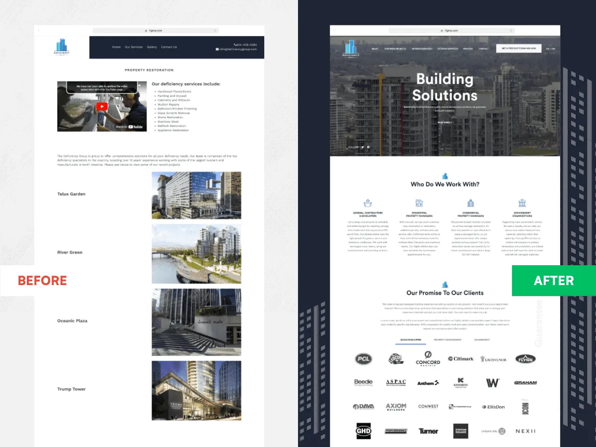 Deficiency Group's new website