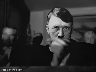 Adolf Hitler clapping