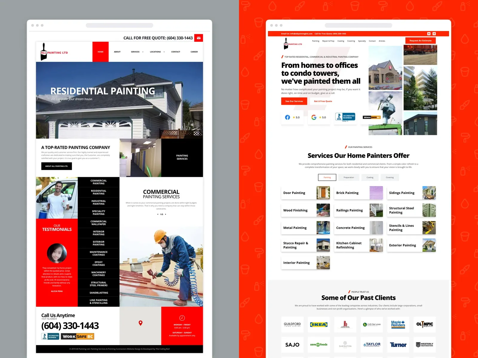 All Painting Ltd.'s new website