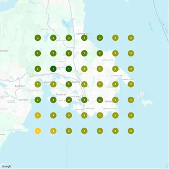 Top three across Victoria