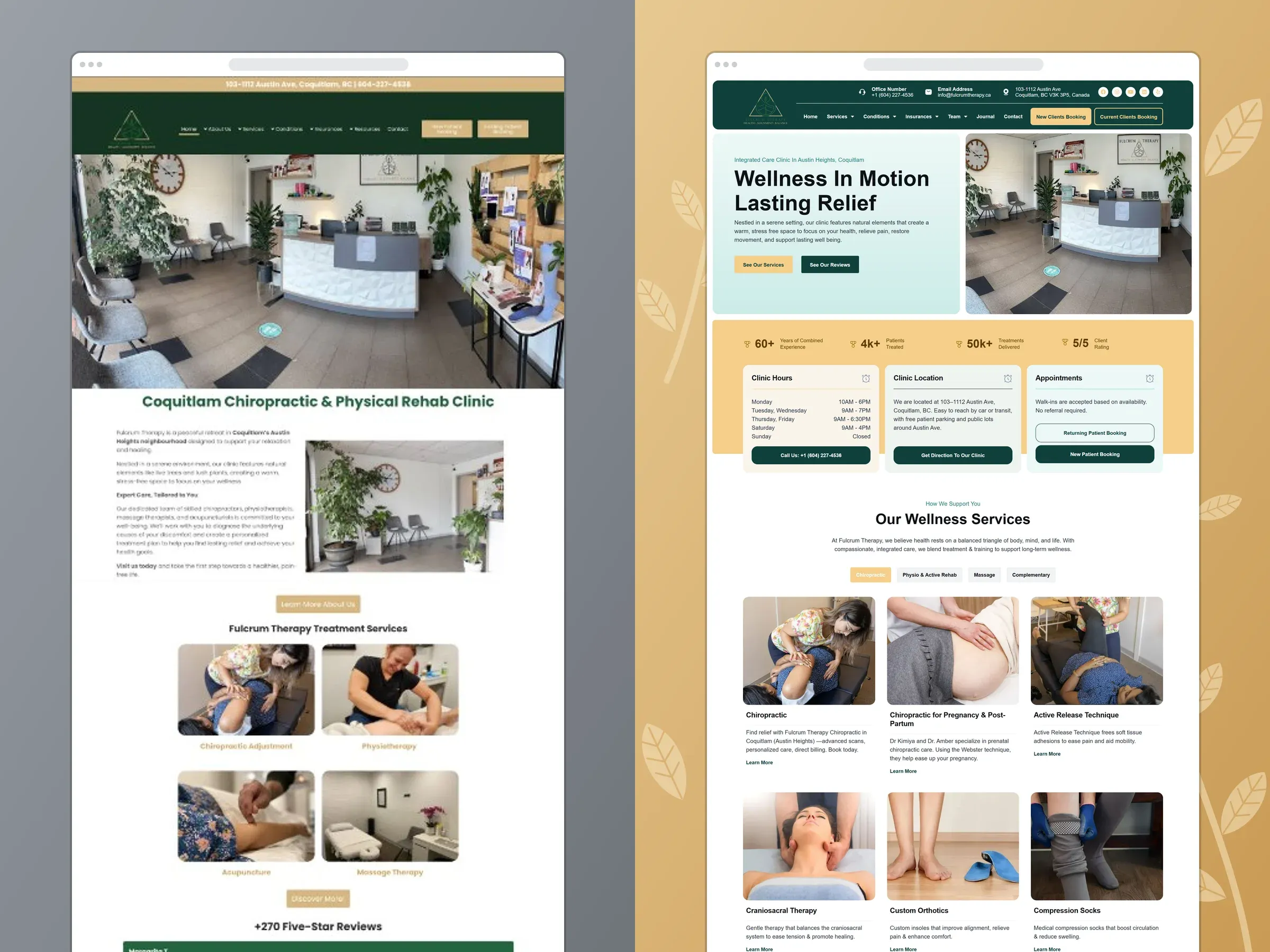 Fulcrum Therapy's new website