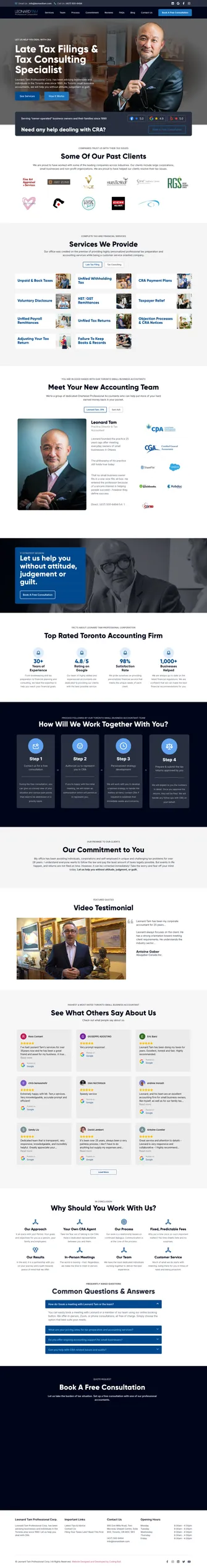 The new website