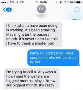 The text behind the review