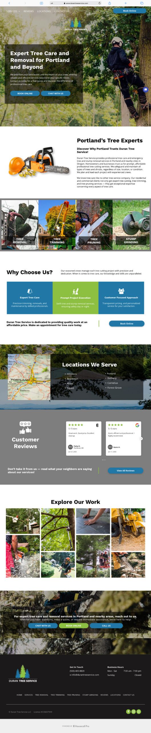 Stuck with the CRM's website